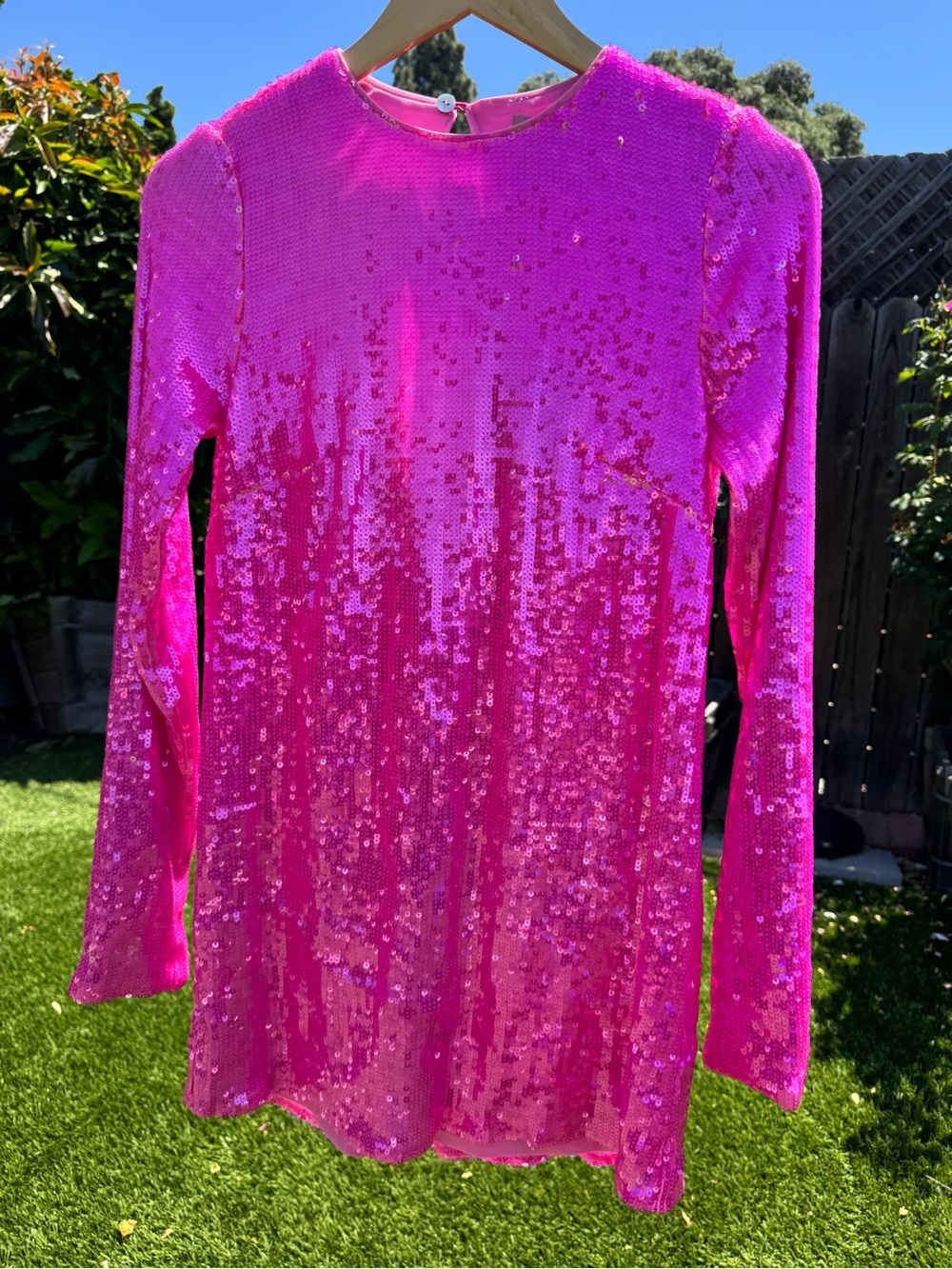 NWT Show Me Your Mumu Maddison Mini Dress in Bright Pink Sequins size XS - Picture 11 of 13